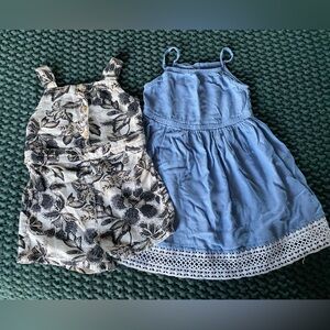 Toddler girls romper and dress